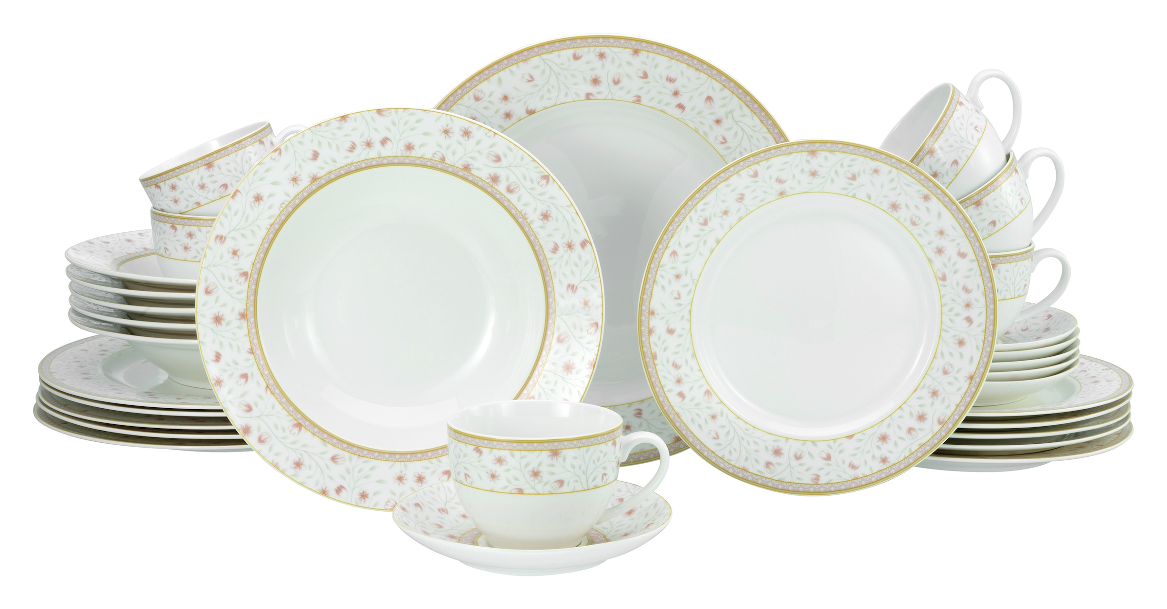 CreaTable Kombiservice »Emilia-Romagna, Kombi-Service 30-tlg«, (Set, 30 tlg günstig online kaufen