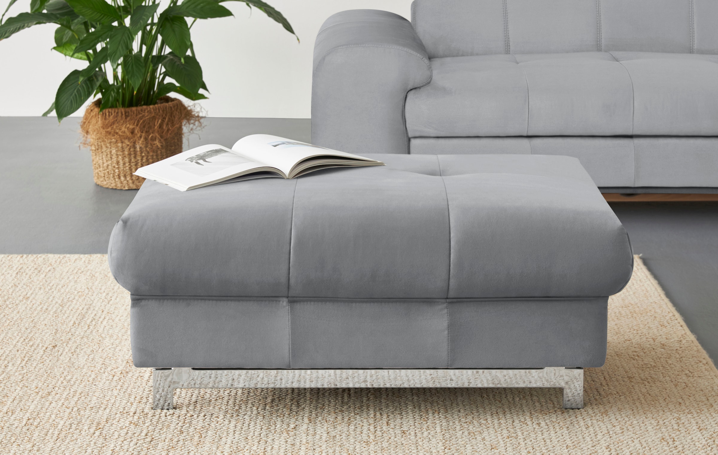 COTTA Hocker »Chef« mit edlen Metallfüßen günstig online kaufen