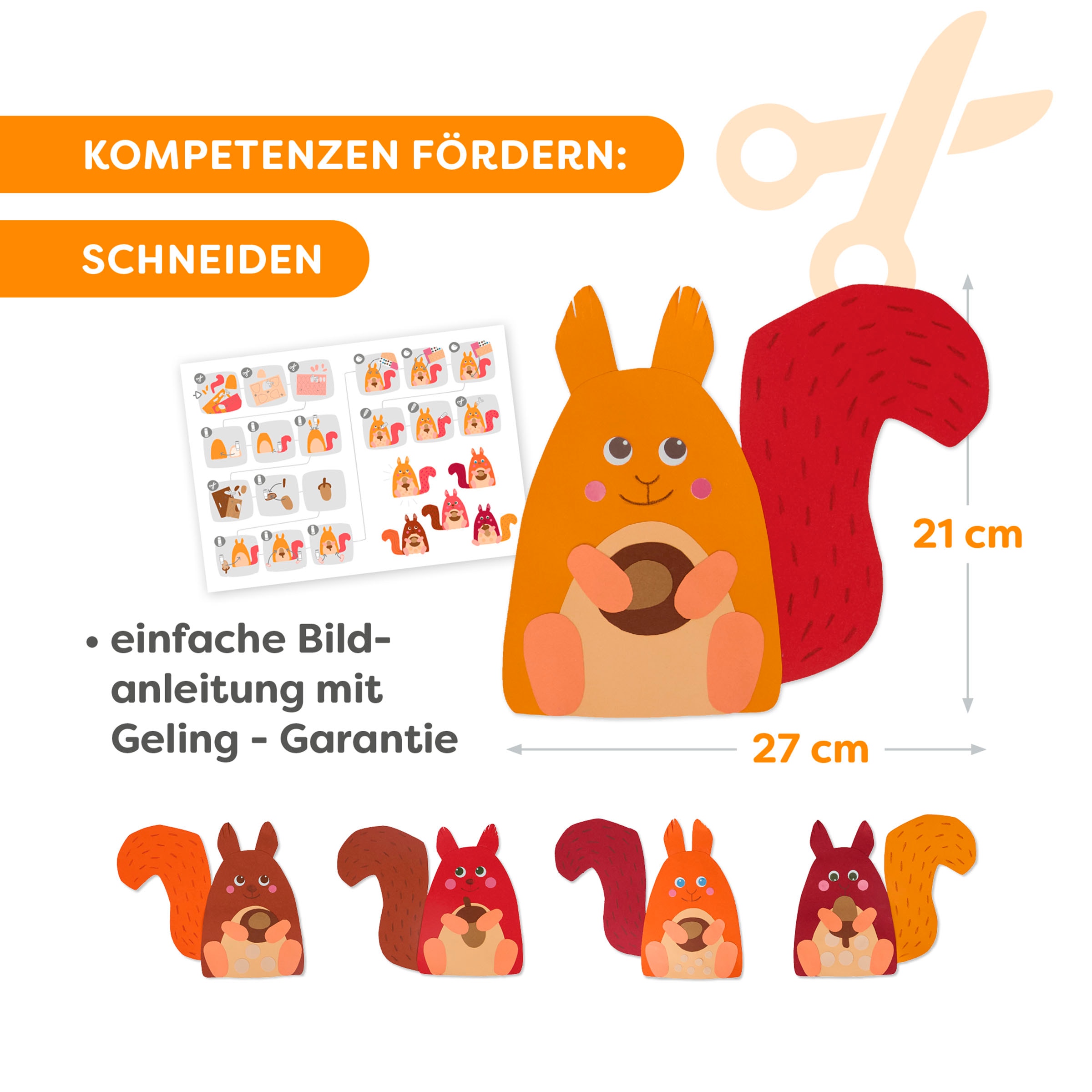Haba Kreativset »3er Bastelsets Erstes Basteln Herbst«