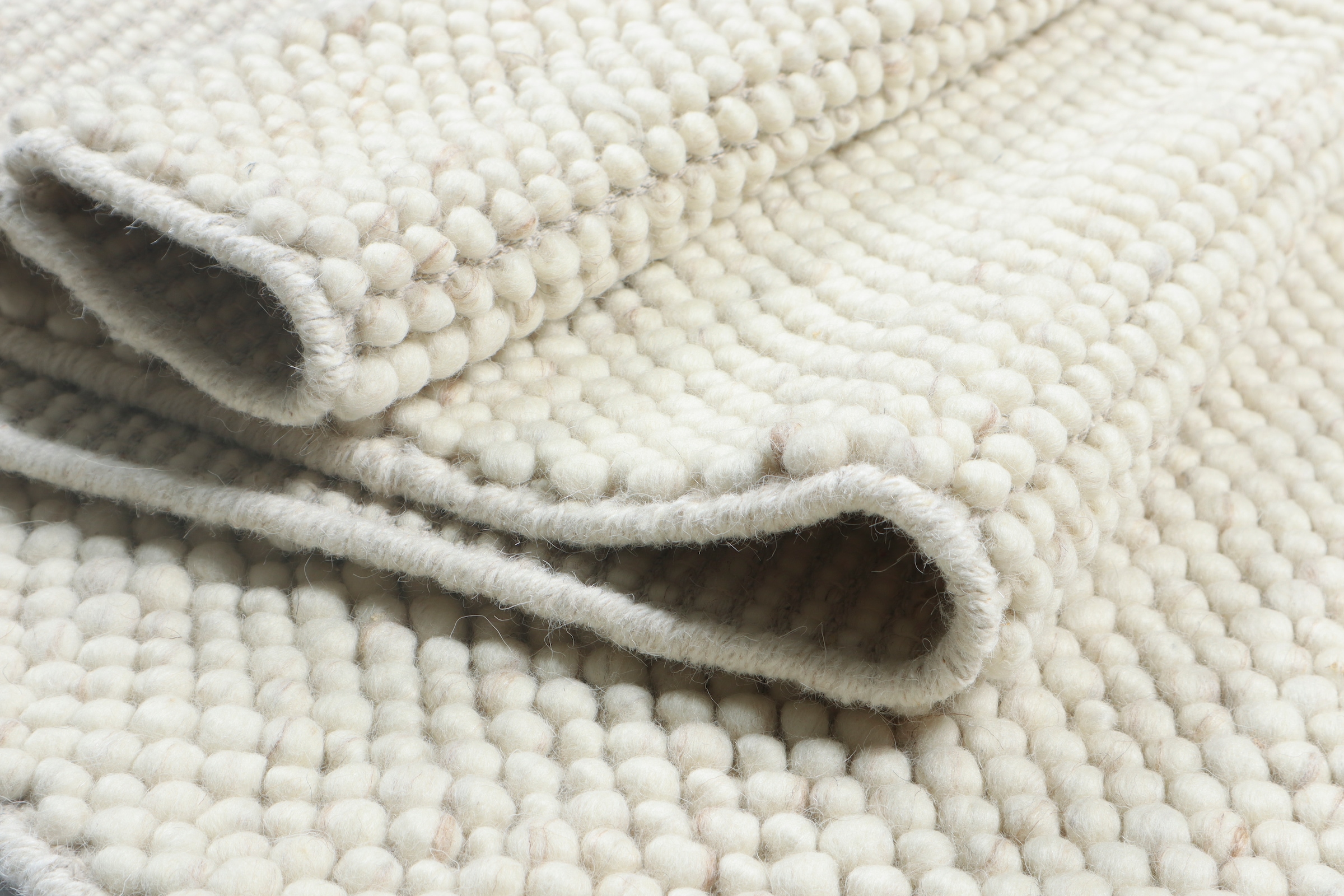 OTTO home Läufer »Wolly, handgewebt, Handweb Teppich« rechteckig 14 mm Höhe Wolle, Brücke, Flur, Schlafzimmer, Wohnzimmer