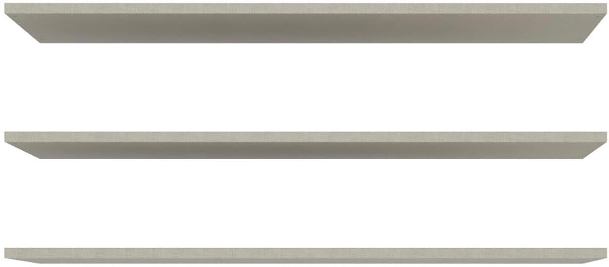 FORTE Einlegeboden Set, 3-er Set, 3 Stk. tlg. Einlegeboden 3er Set, optional bestellbar, Textilstruktur