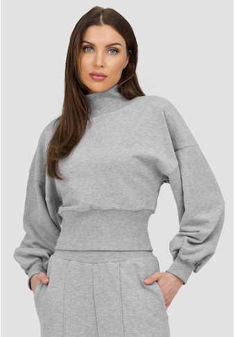 Cotton Candy Sweatshirt »YAKIRA«, mit Stehkragen und breitem Saumabschluss kaufen
