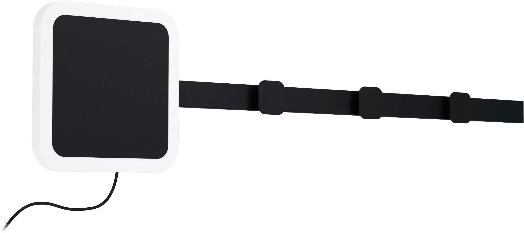 EGLO Deckenleuchte »CARTIGNANO«, Leuchtmittel LED-Modul | LED fest integriert, Deckenleuchte in schwarz aus Stahl - 7,8W - Warmweiß