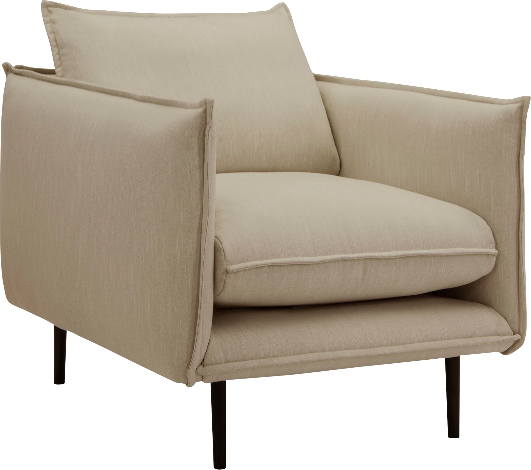 INOSIGN Sessel »Somba«, mit dickem Keder und eleganter Optik günstig online kaufen
