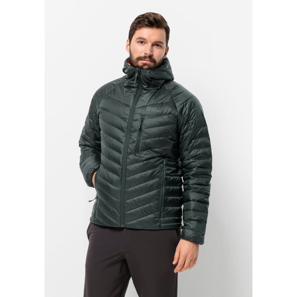 Jack Wolfskin Daunenjacke »PASSAMANI DOWN HOODY M«, mit Kapuze