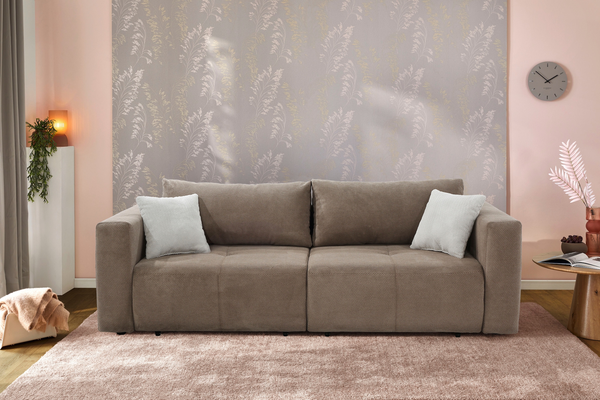 Jockenhöfer Gruppe Big-Sofa »Relax« Gästebettfunktion, Bettkasten, Sitzelem günstig online kaufen