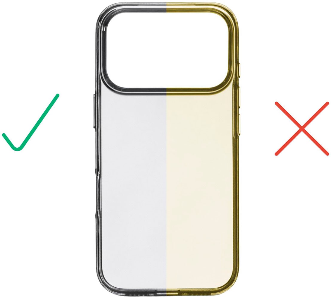Hama Smartphone-Hülle »Handyhülle f. Apple iPhone 17 Pro/18 Pro (kratzfest, ohne Vergilben)« Apple iPhone 17 Pro Anti-Vergilbung, Kratzschutz, Anti-Rutsch-Oberfläche, Ultra-Slim