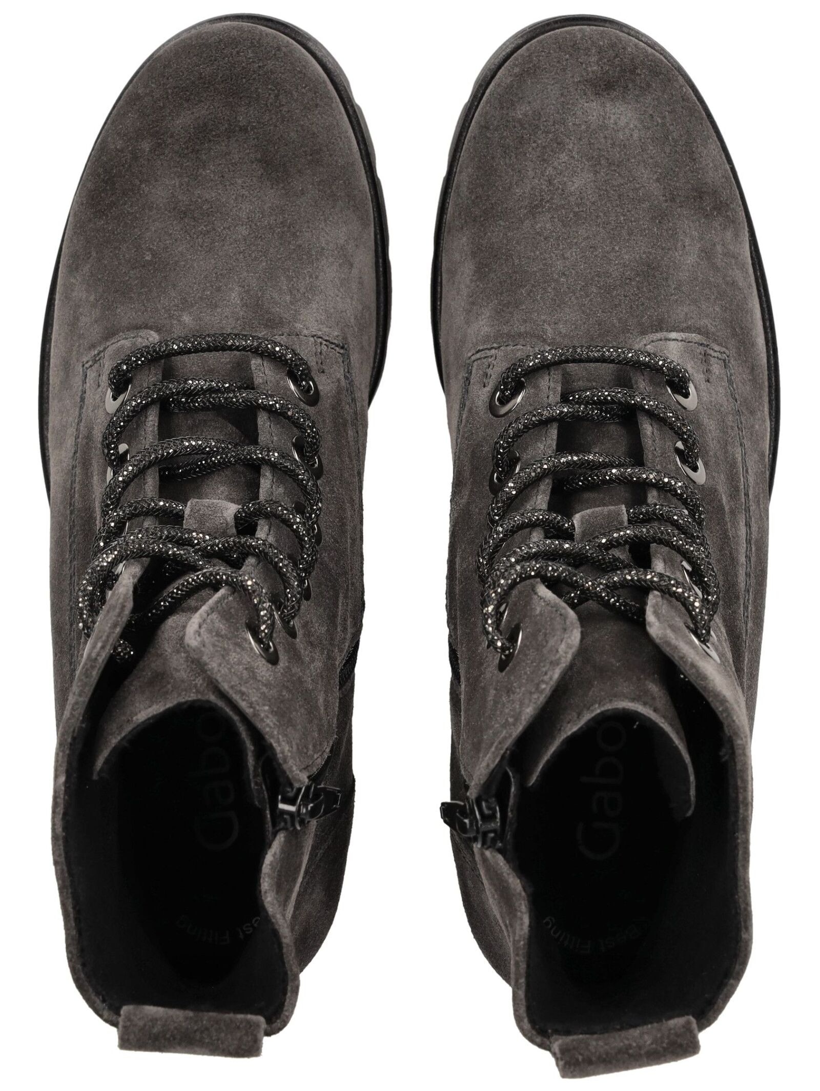 Gabor Schnürstiefelette »Gabor Stiefelette Veloursleder«