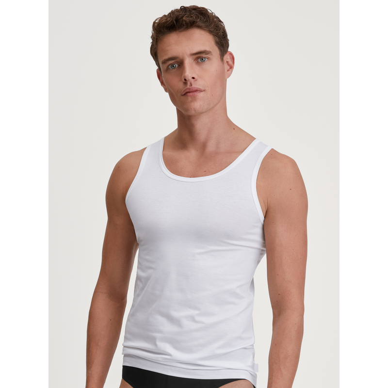 CALIDA Muskelshirt »Natural Cooling« Rundhals-Ausschnitt, breite Träger, weich, elastisch weiss S (46/48) S (46/48) Tanktop von Calida