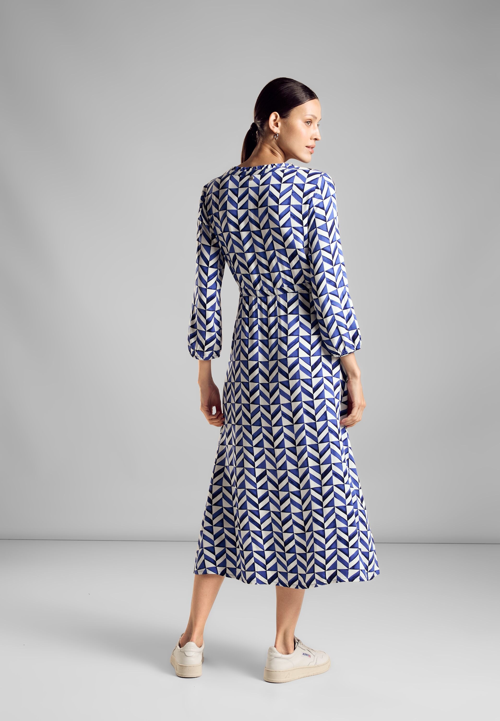 STREET ONE Maxikleid, mit All-Over Print