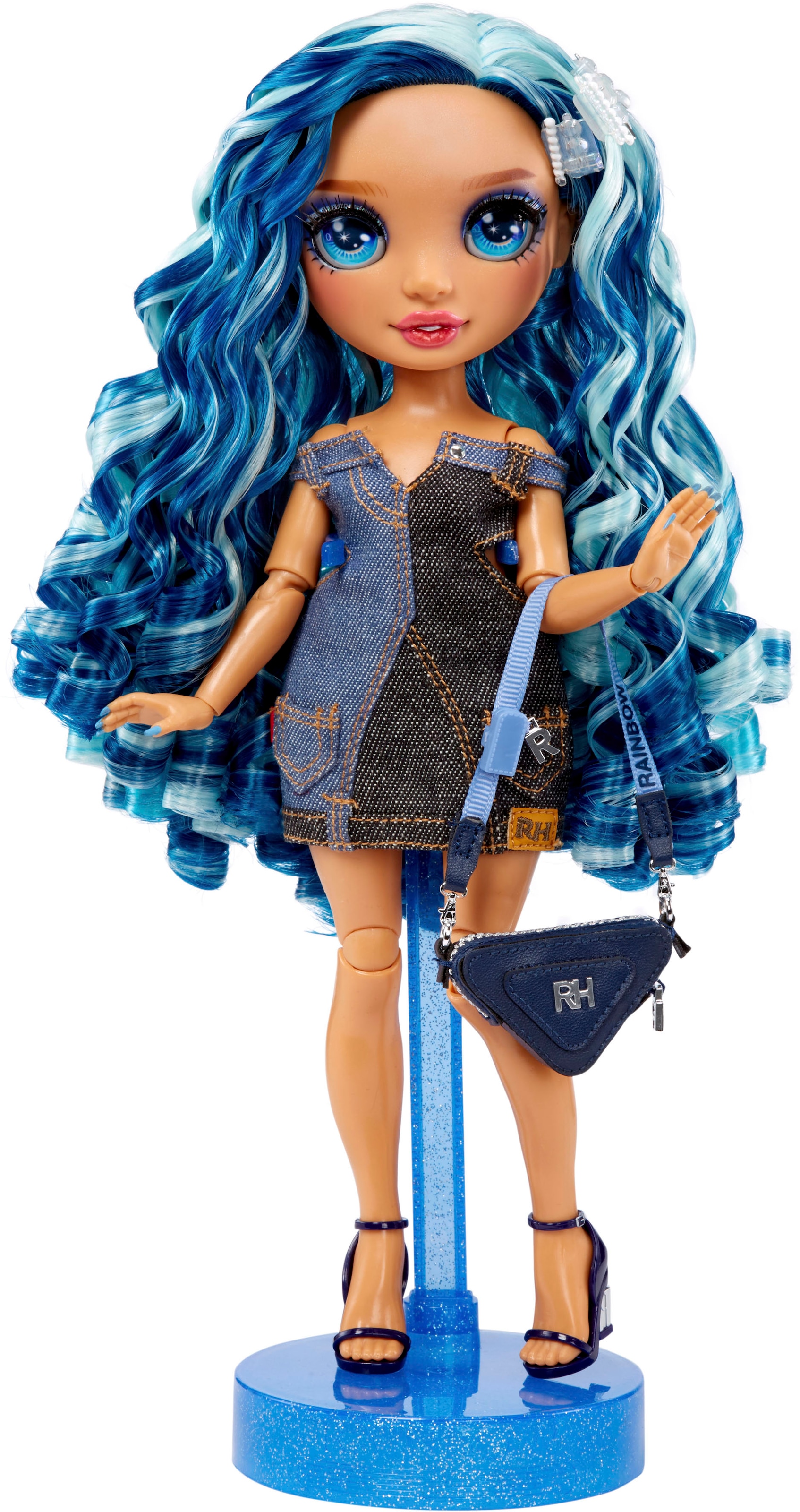 RAINBOW HIGH Anziehpuppe »Rainbow High Fantastic Fashion - Skyler (blue)«, inklusive 2. Outfit