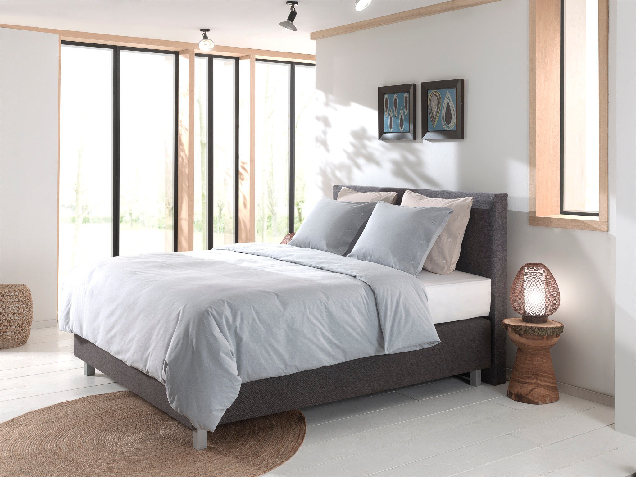 YELLOW Bettwäsche »Chambray« 2 Stk. Uni Design, 100% Baumwolle ab 135x200 cm.