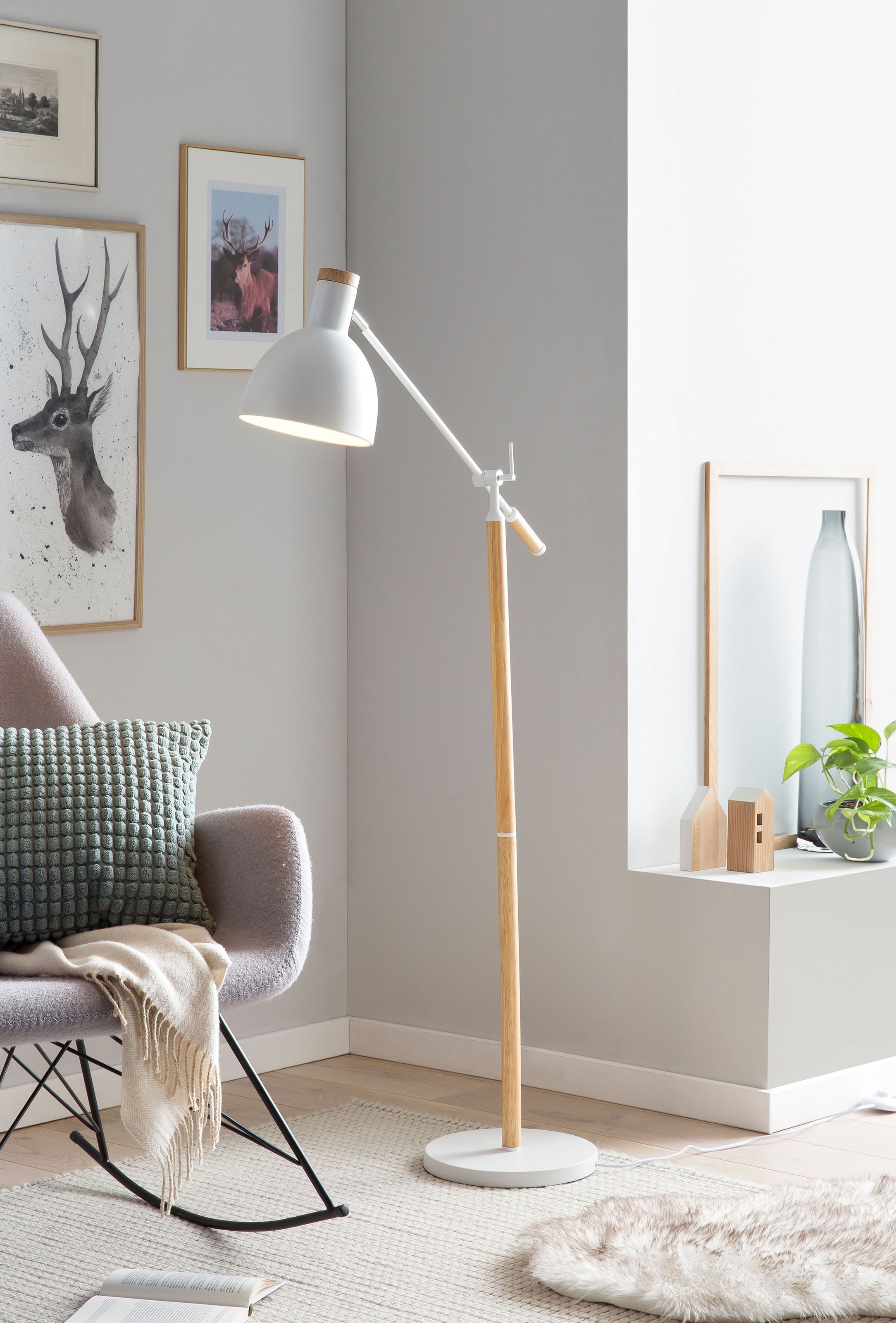 SalesFever Stehlampe »Matilda«, 1 flammig, Leuchtmittel E27   ohne Leuchtmi günstig online kaufen