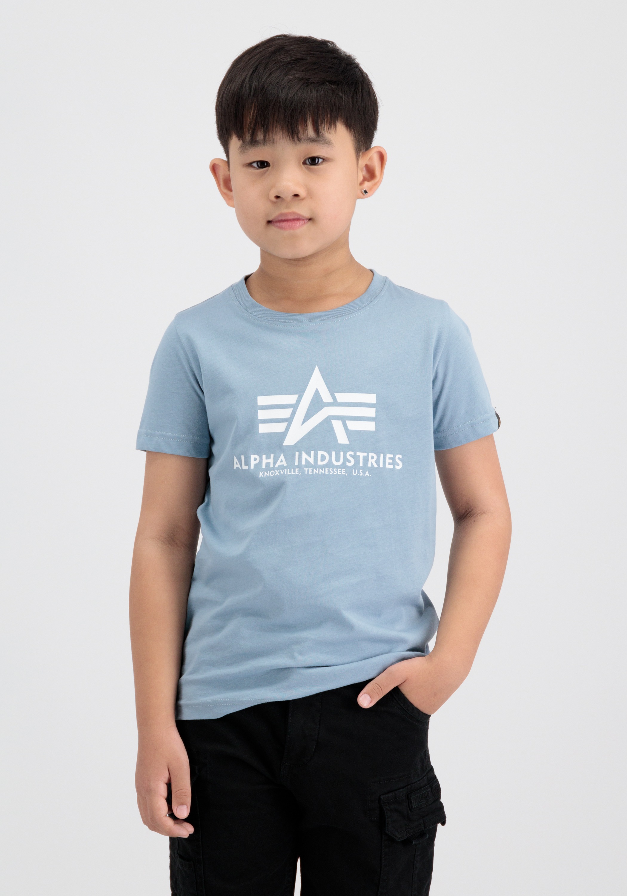 Alpha Industries T-Shirt »Alpha Industries Kids - T-Shirts Basic T-Shirt BL K«
