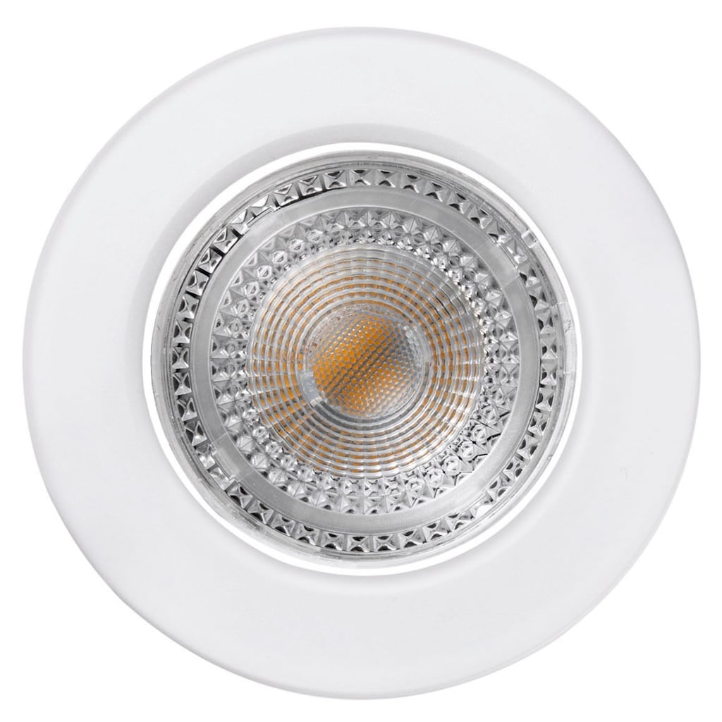 HEITRONIC LED Einbaustrahler »DL7002«, 1 flammig-flammig, Einbauleuchte, Downlight, schenkbar, inkl. Wechselblenden