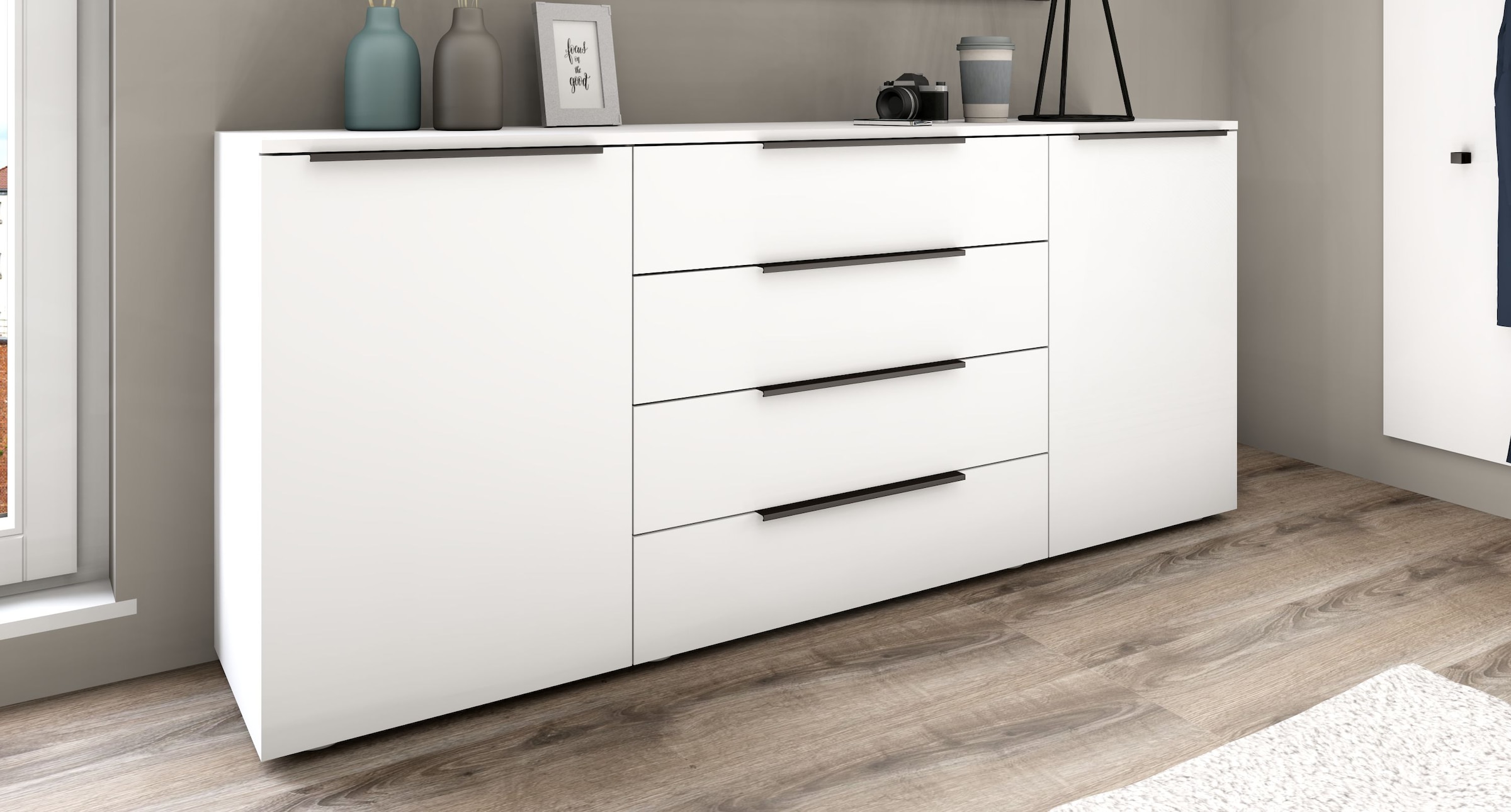 borchardt Möbel Sideboard »Tom«, Breite 166 cm
