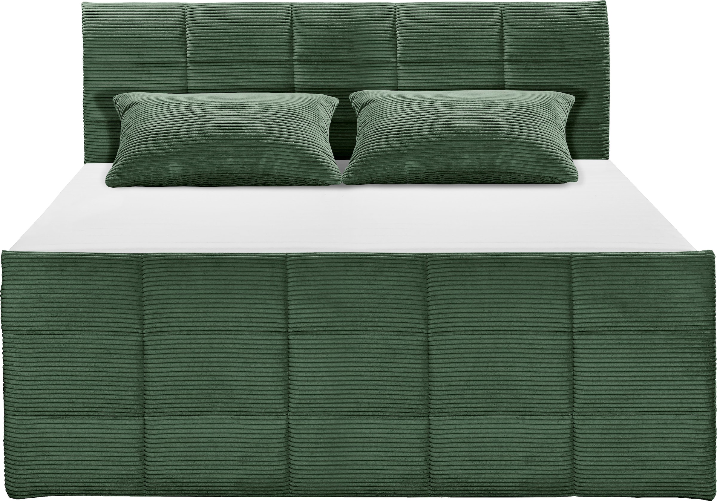 ED EXCITING DESIGN Boxspringbett »Bolivia«, harte Seite mit Kokosmatte, weiche Seite mit Filzabdeckung
