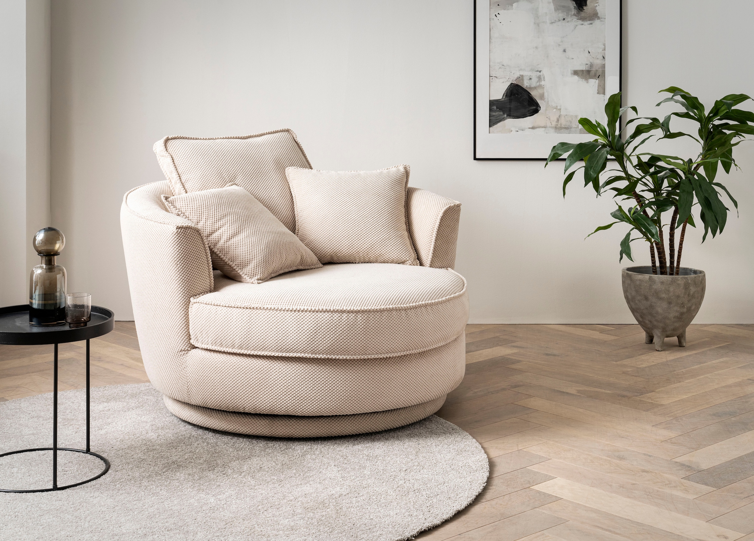 Home affaire Drehsessel »MAISIE, Love Seat XXL, Lese-Sessel BIG-« Sessel in günstig online kaufen