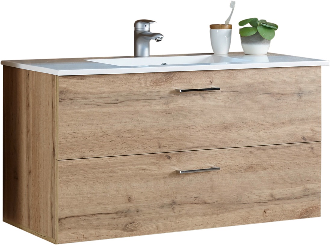 BASIC by Balculina Waschtisch »Best«, Breite 101 cm,mit Waschbecken, Softlc günstig online kaufen