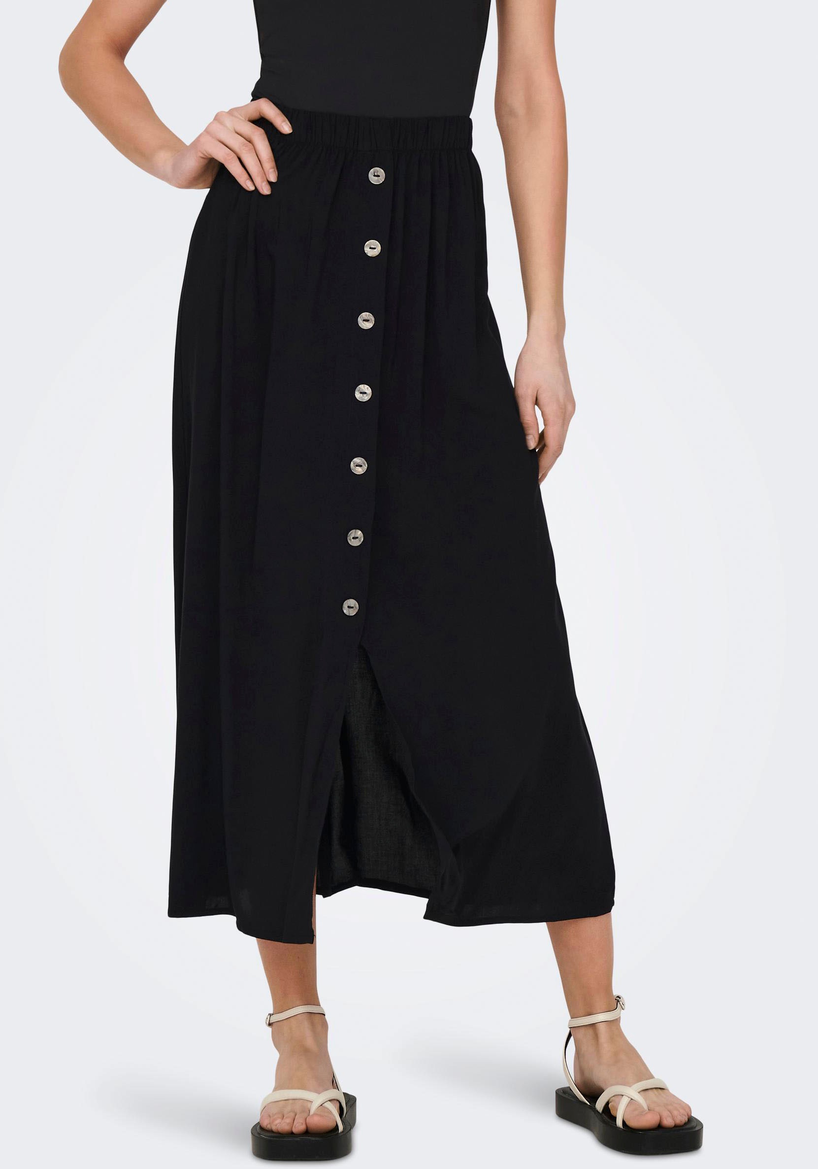 Bild von ONLY Maxirock »ONLNOVA LIFE BUTTON SKIRT SOLID PTM«
