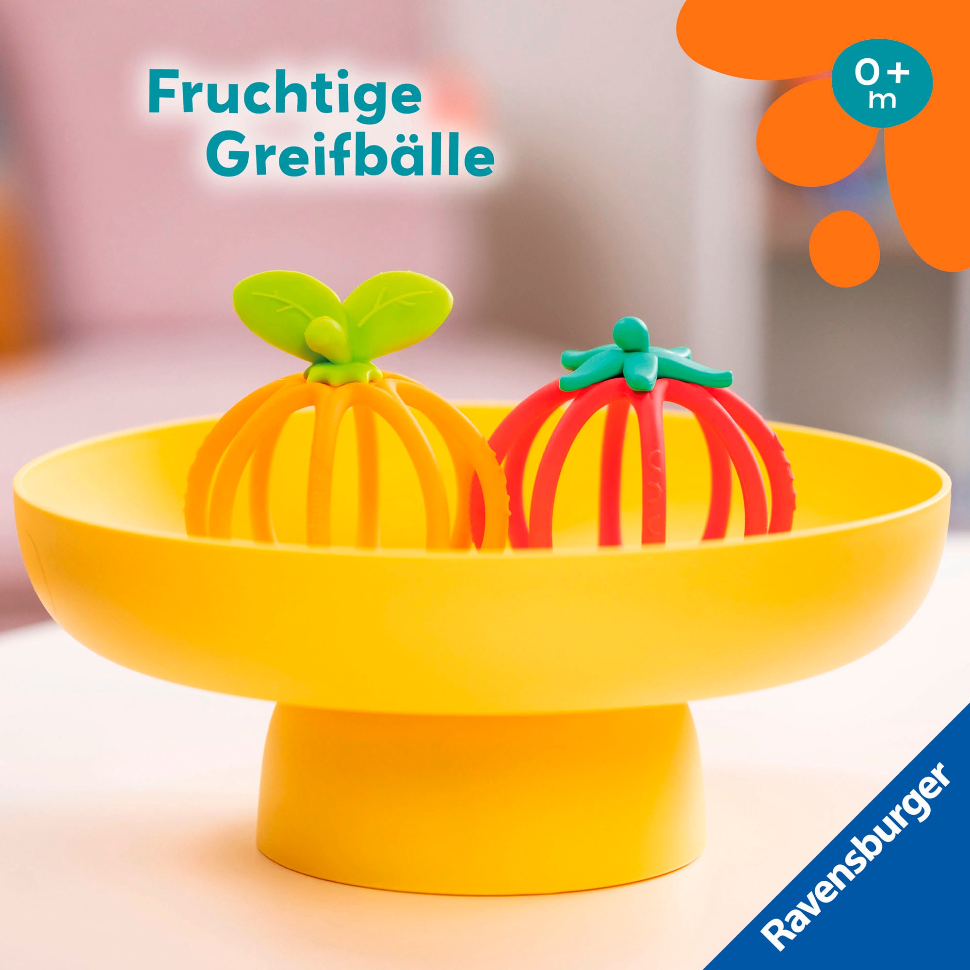 Ravensburger Greifling »Play+, Kuller-Greifling, Orange«