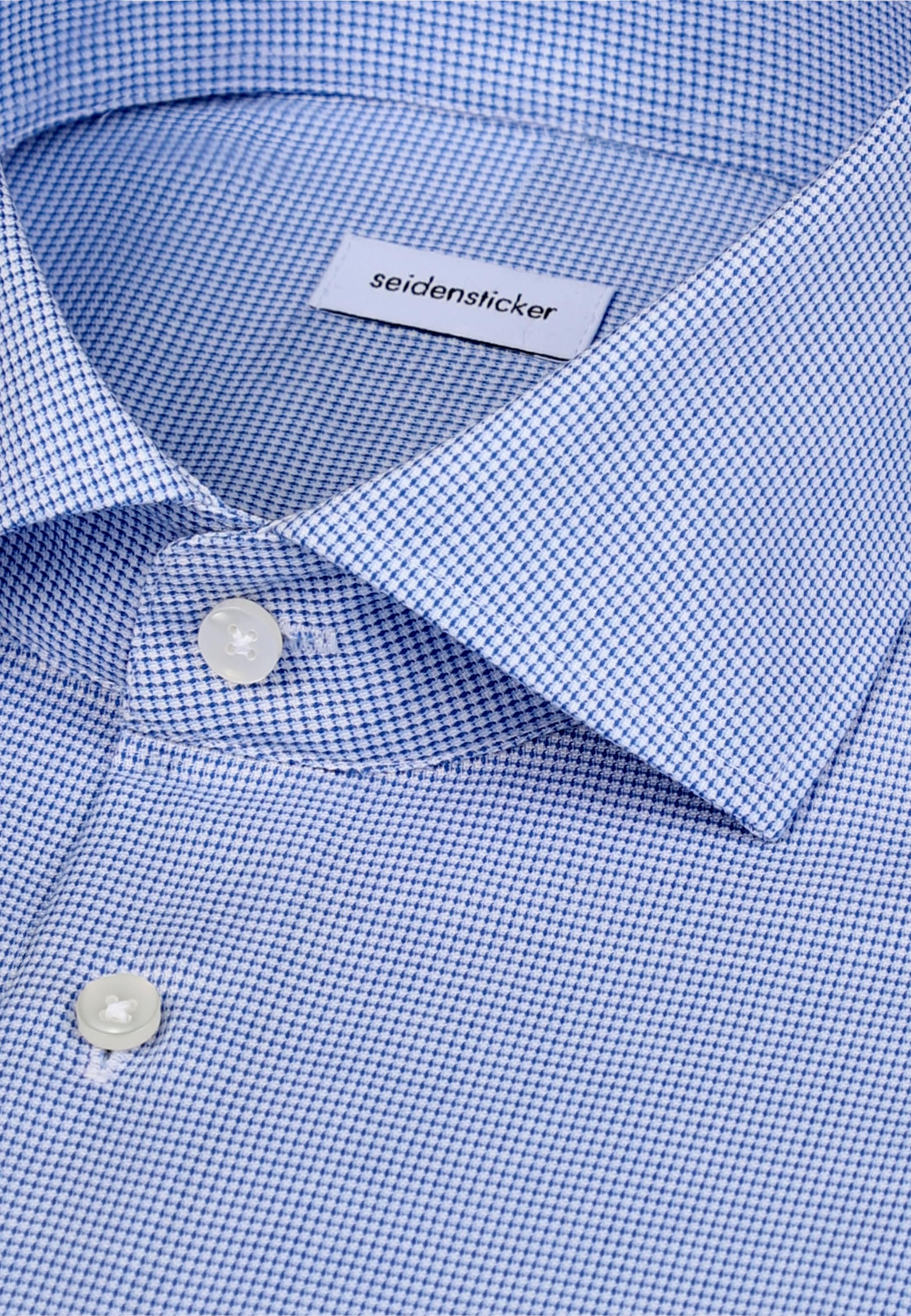 seidensticker Businesshemd »Schwarze Rose« X-Slim 1/1 Kentkragen Struktur