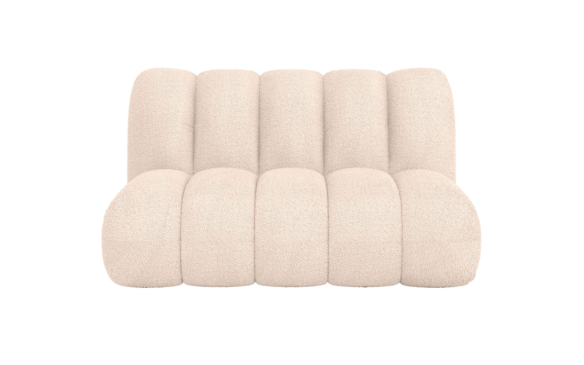 LeGer Home by Lena Gercke 2-Sitzer »Priya Designersofa, moderne Steppung, auch in Bouclé«, gemütlich und modern, B/T/H: 155/108/84 cm