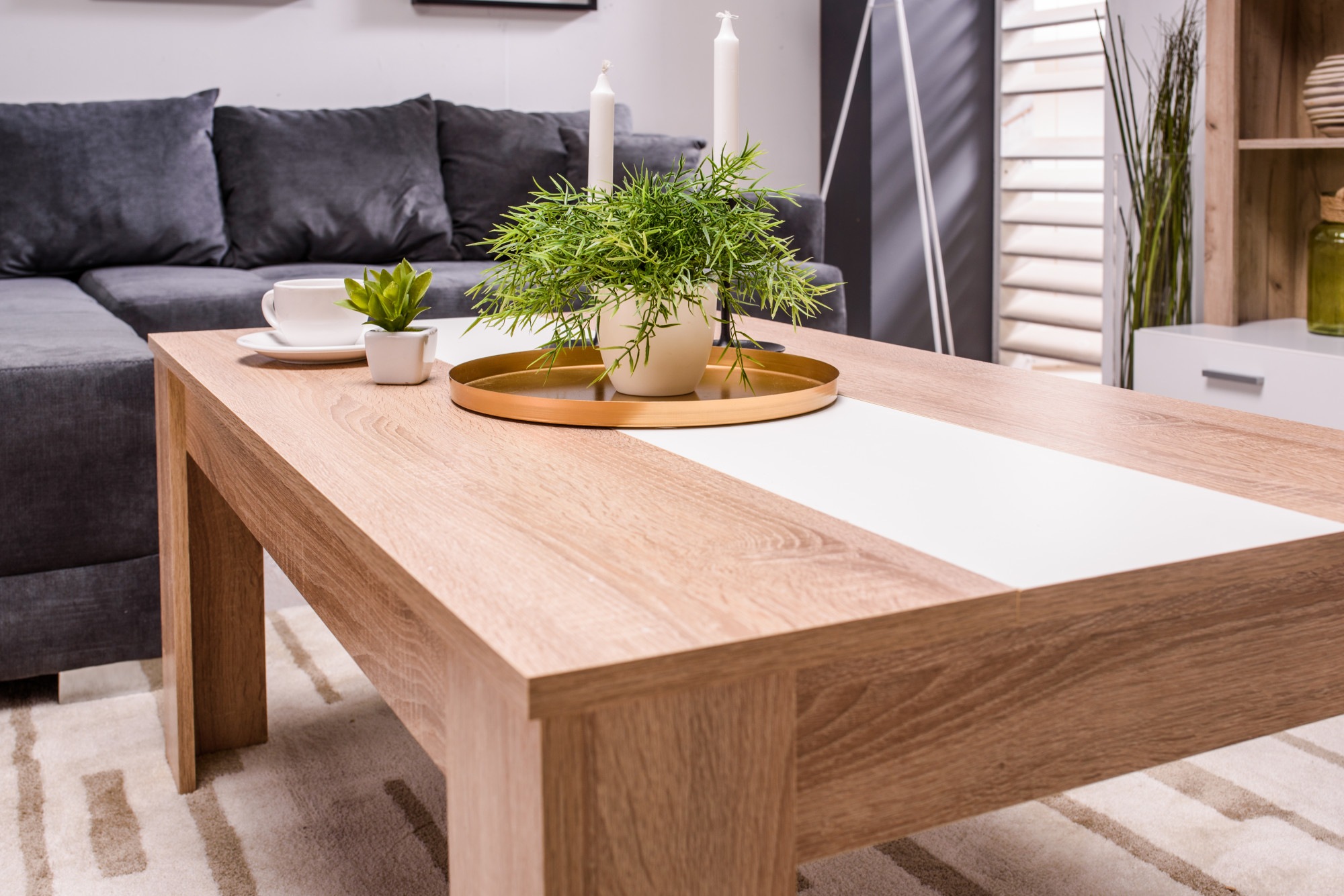 Home affaire Couchtisch »Marengo«, 2-seitig Mittelplatte in verschiedenen Farben