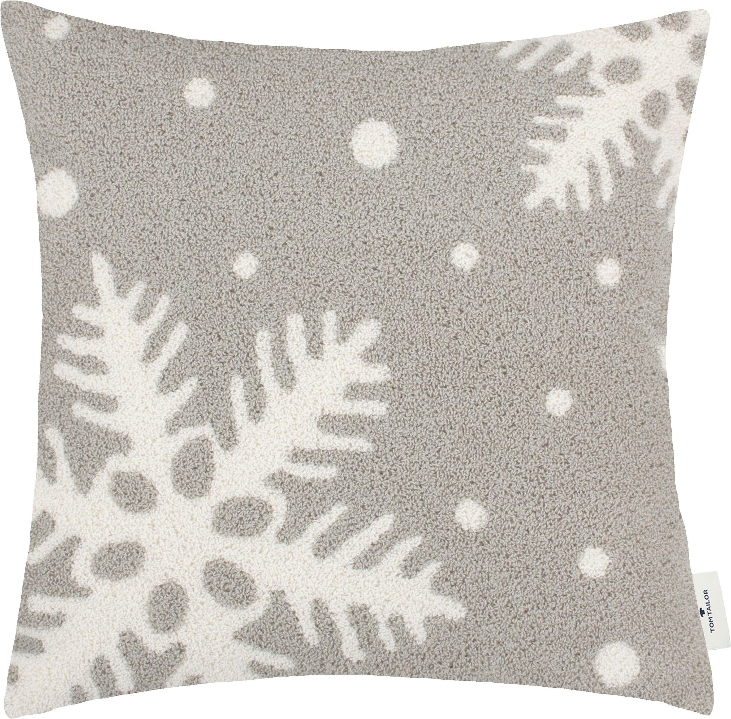 TOM TAILOR HOME Dekokissen »Winter Flake«, mit hochertigem Bouclé-Effekt, K günstig online kaufen