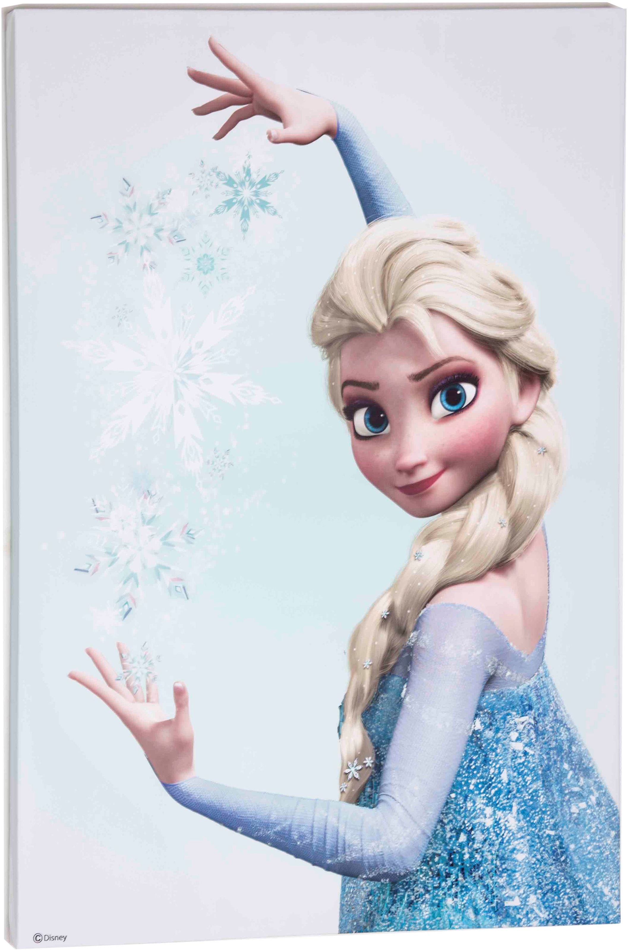 Disney Leinwandbild »Frozen Elsa«, (1 St.)