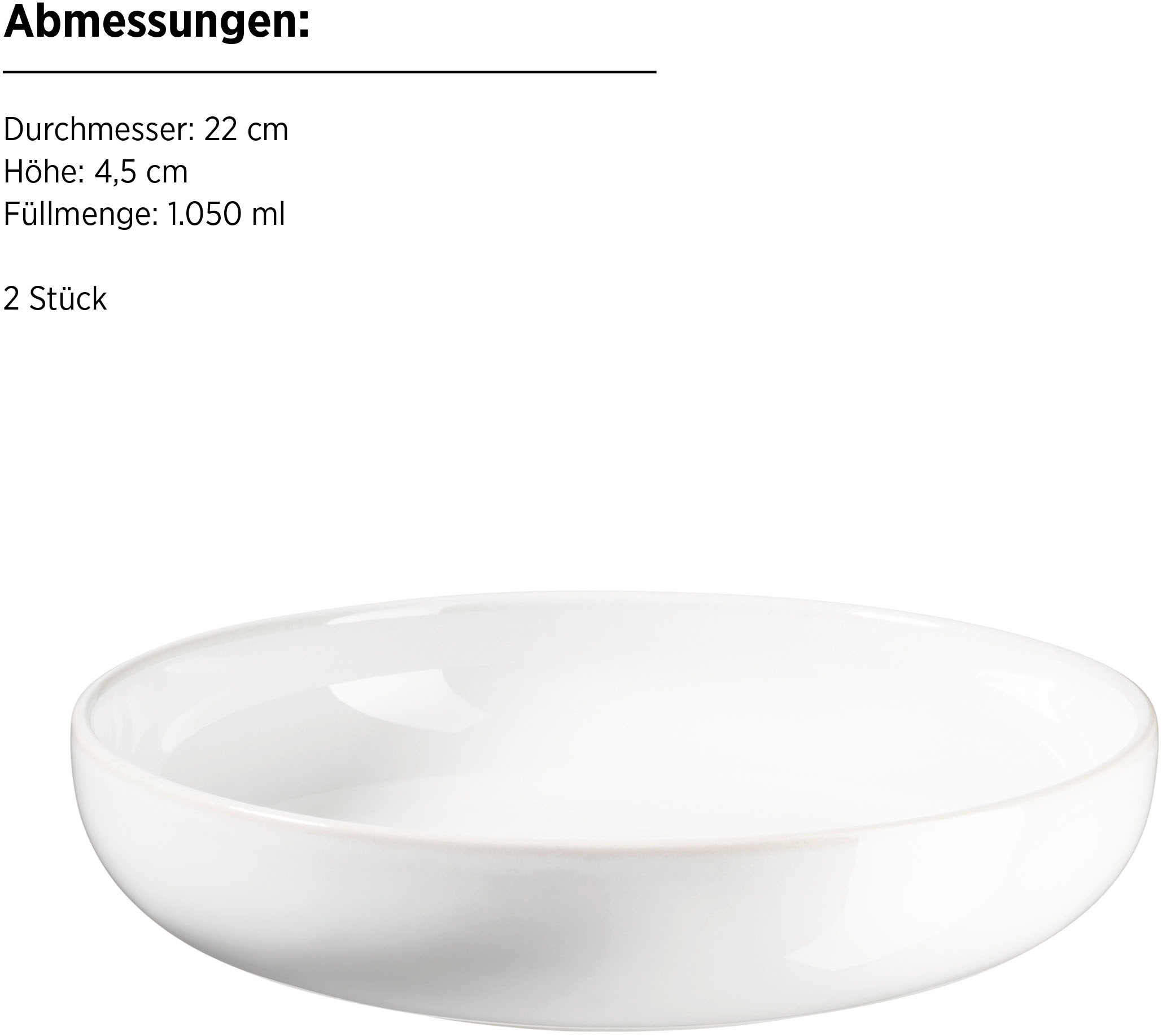 MÄSER Kombiservice »UNICO, Kombi-Service, Steinzeug«, (Set, 8 tlg.), Geschirr-Set, Service