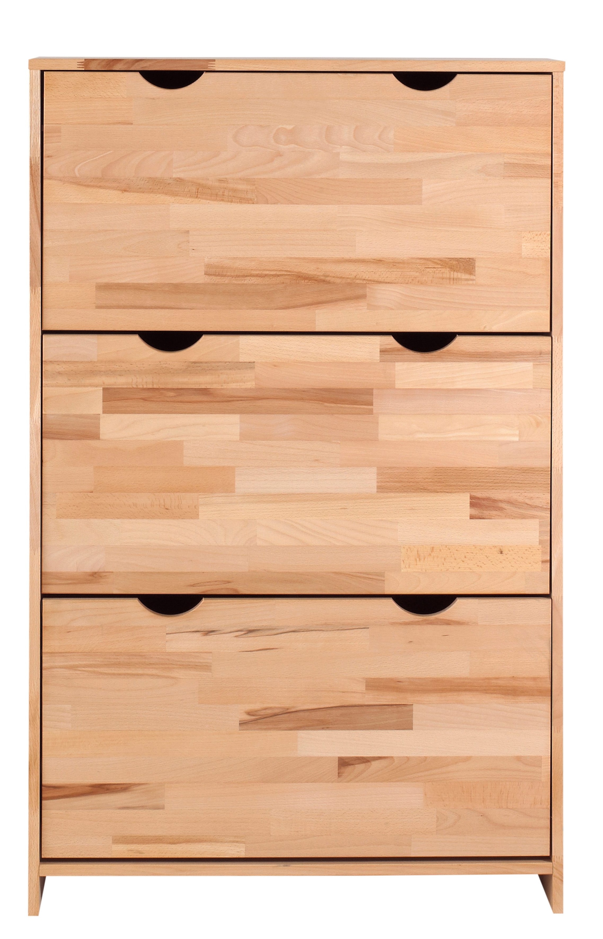 Home affaire Schuhschrank »Maximus«, Höhe 130 cm, mit 3 Doppelschuhtrommeln