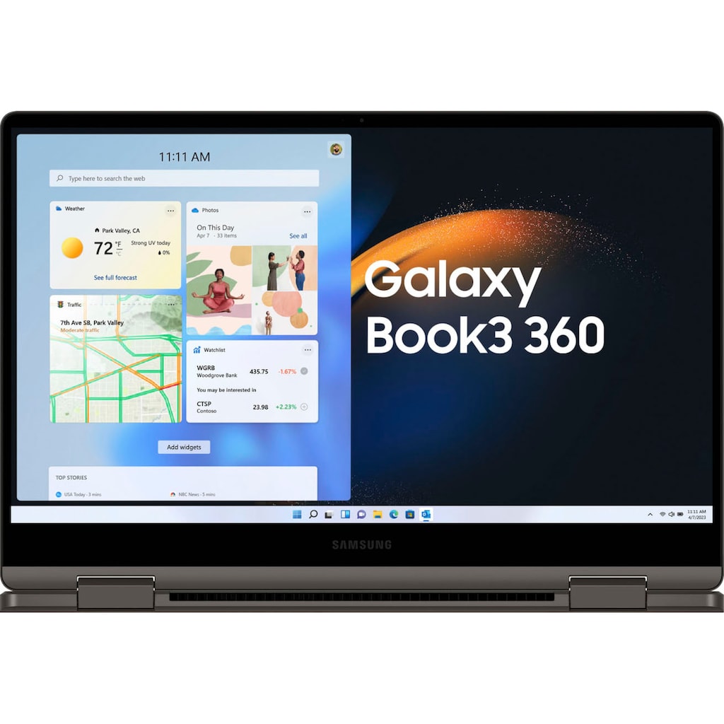 Samsung Notebook »Galaxy Book3 360«, 33,78 cm, / 13,3 Zoll, Intel, Core i7, Iris Xe Graphics, 1000 GB SSD