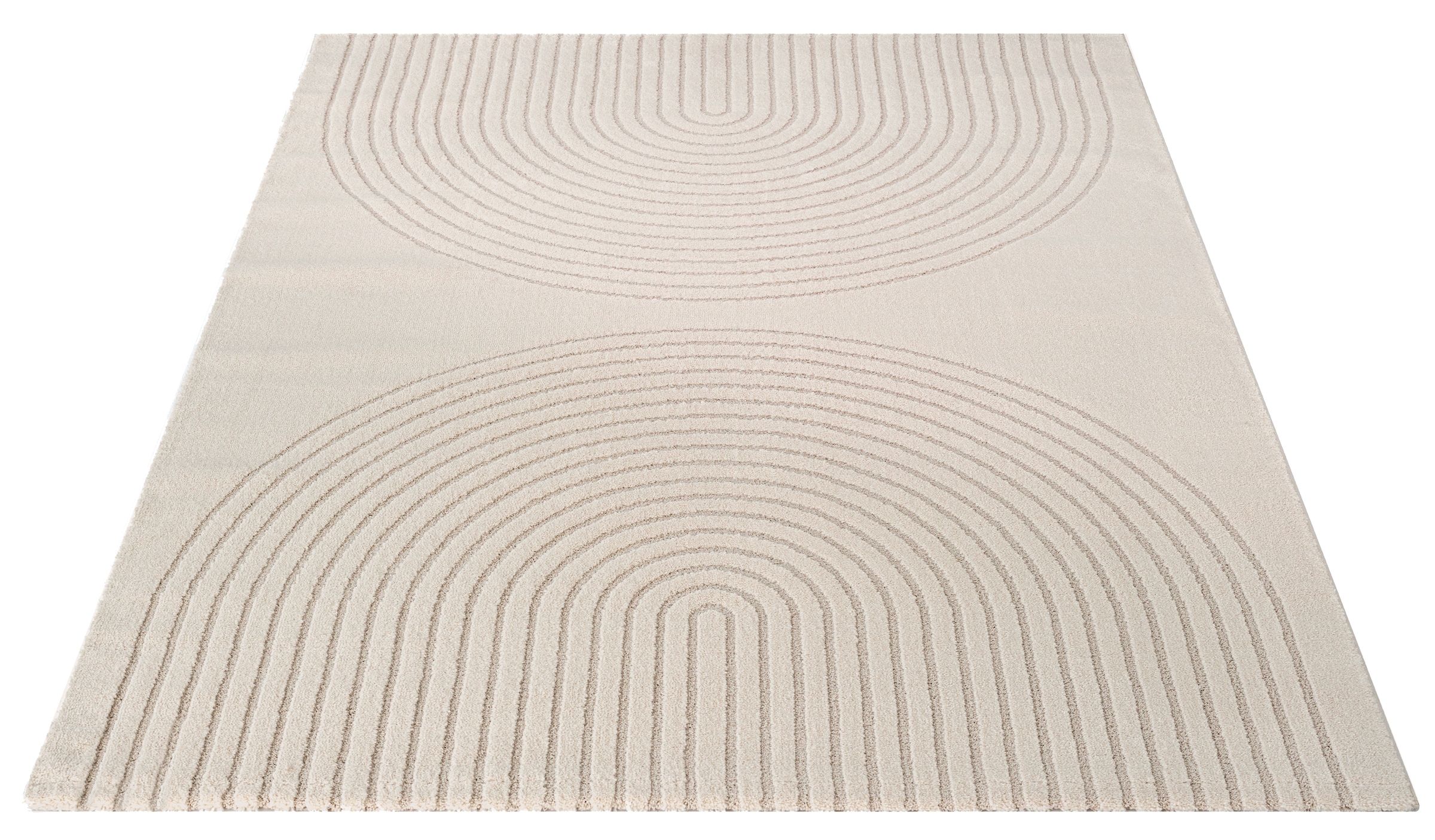 OTTO home Designteppich »Soft Dune in Standard- und Premium-Qualität, 3D Optik/Hoch-Tief Effekt« rechteckig moderner Wohnzimmer Teppich, hohe Flordichte und angenehm weich