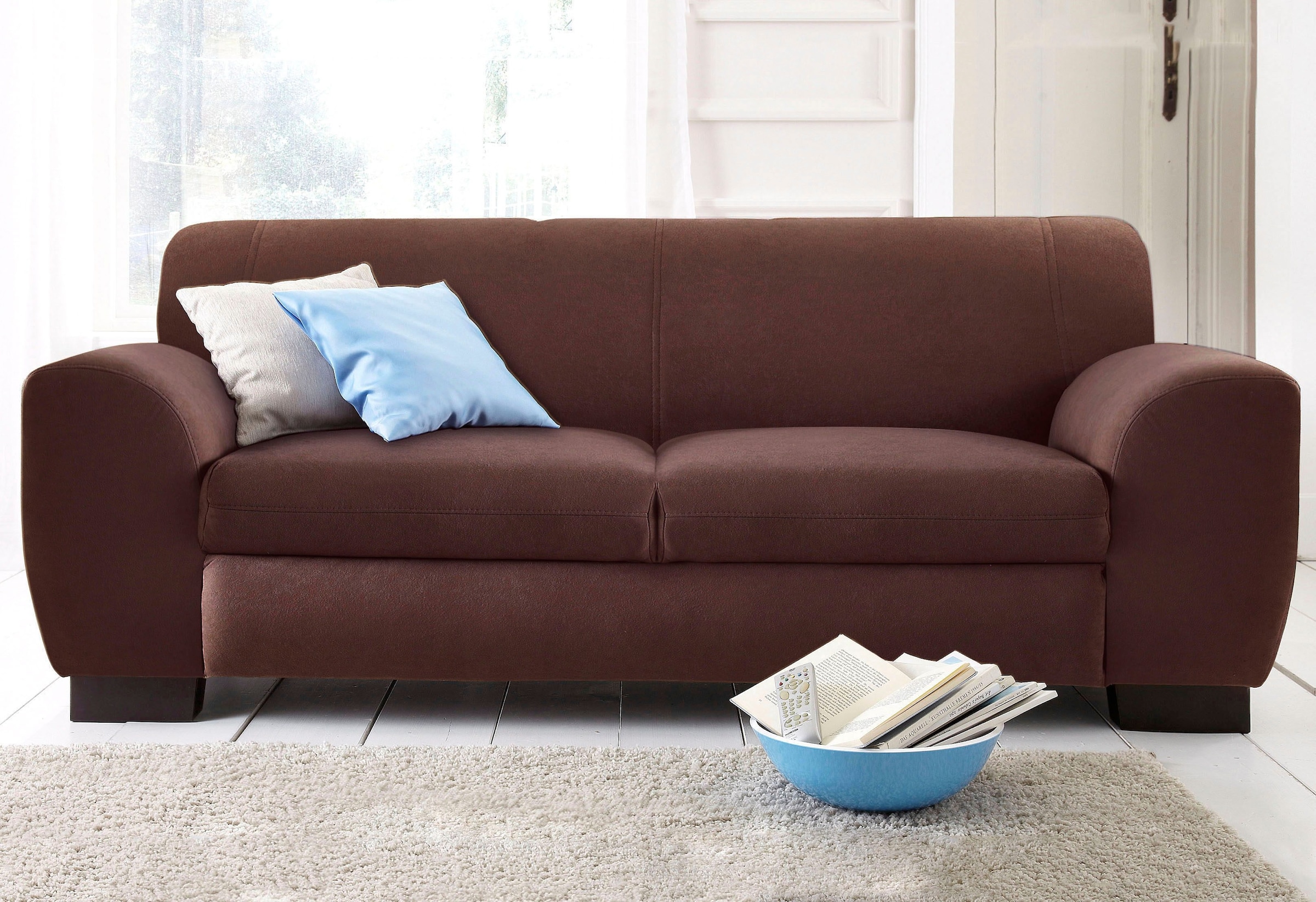 Home affaire Sofa »Nika L-Form«, als 2-oder 3-Sitzer, in Microfaser PRIMABE günstig online kaufen