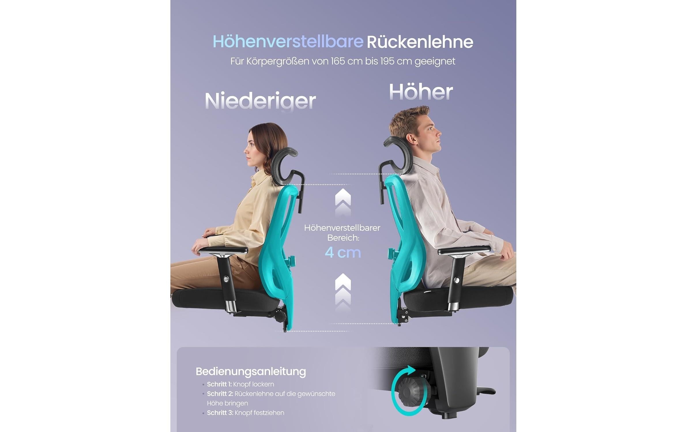 SONGMICS Bürostuhl »mit Armlehnen« ()