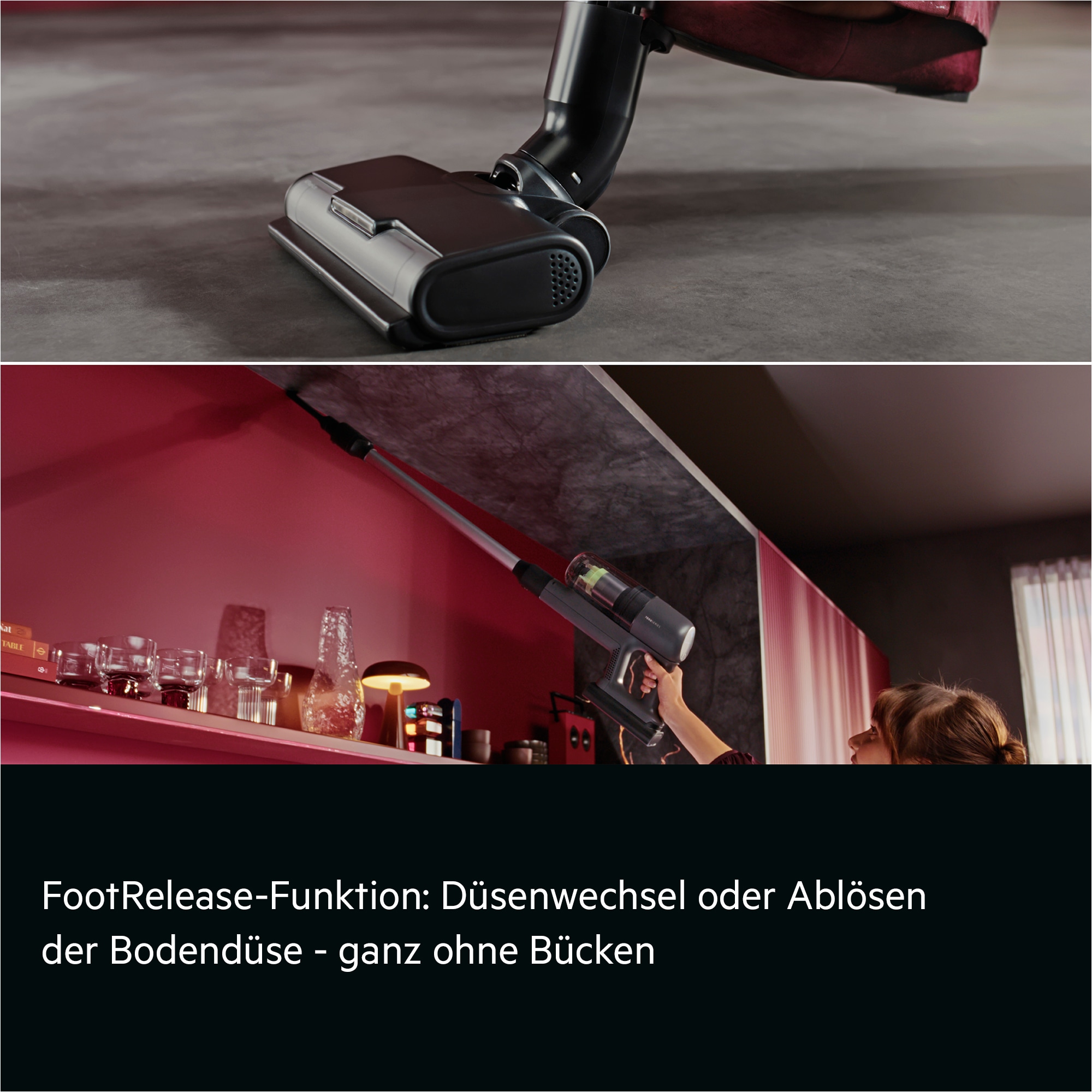 AEG Akku-Hand-und Stielstaubsauger »AP72AF21DG« Leicht & leistungsstark‑HEPA‑Filter: 99,99 % reinere Luft im Zuhause