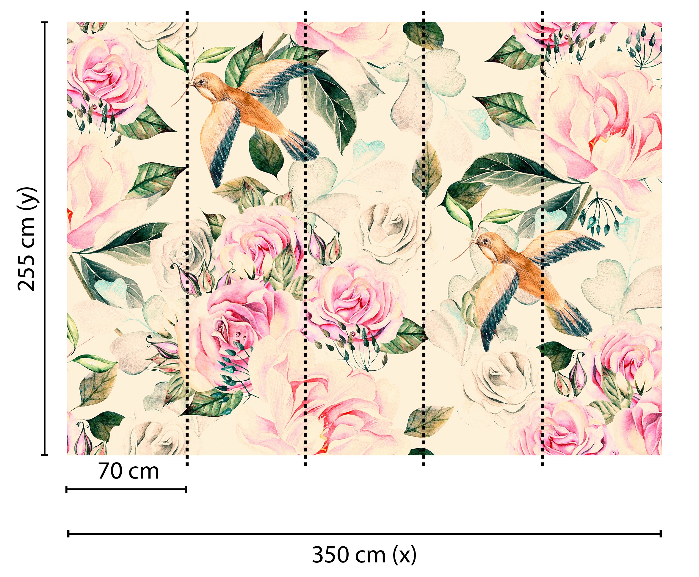 living walls Fototapete »Designwalls Paradise 2« glatt Vlies, Wand, Schräge, Decke