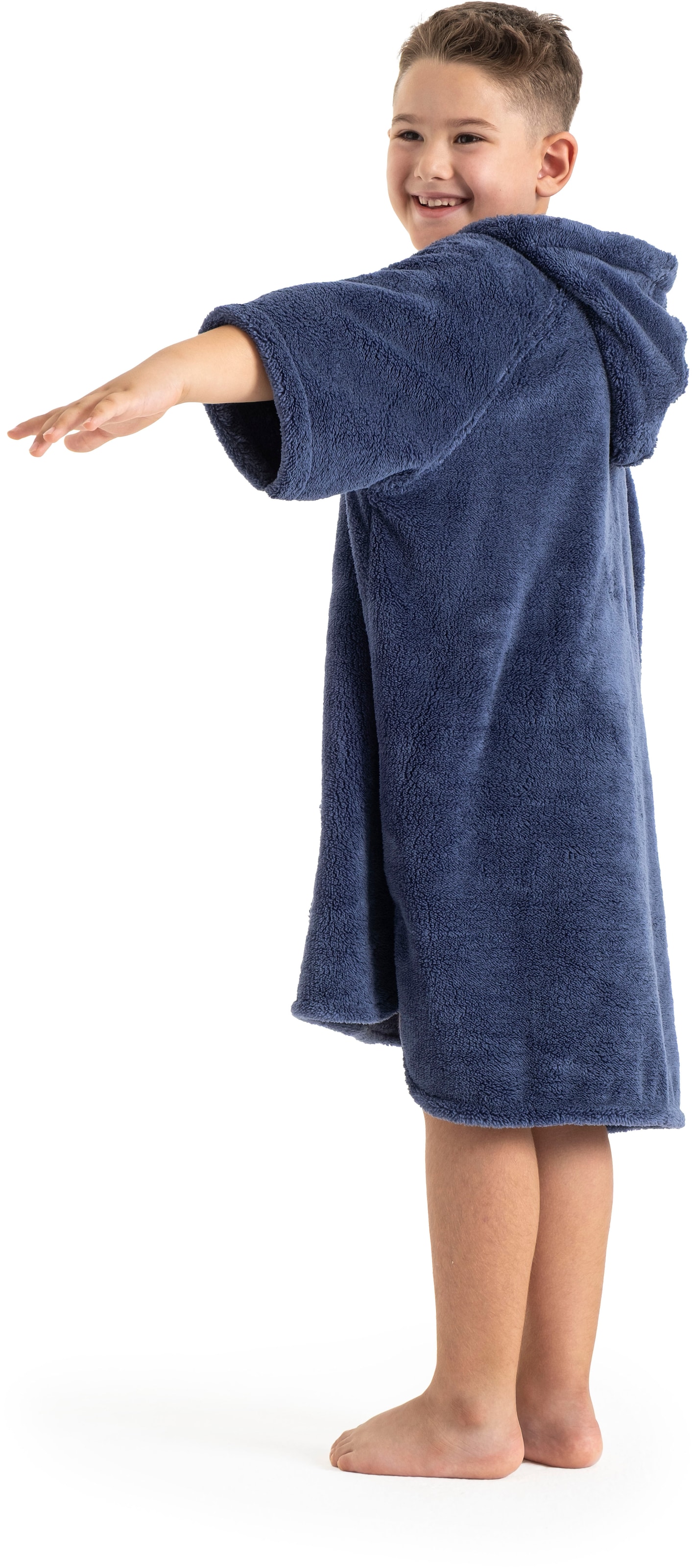 OTTO home Badeponcho »Lillou, für Kinder, ideal für Urlaub oder im Schwimmbad« 1 Stk. weich und kuschelig, Fleece, plüsch, Surfponcho