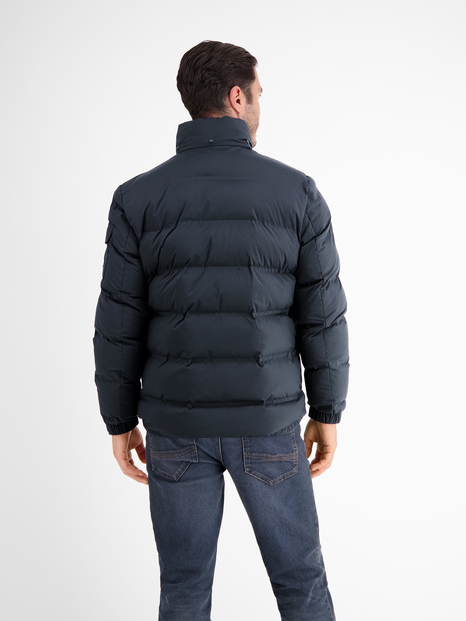 LERROS Steppjacke »LERROS Warm gefütterter Steppblouson mit versteckter Kapuze«, mit Kapuze, Wasser- und windabweisend, atmungsaktiv