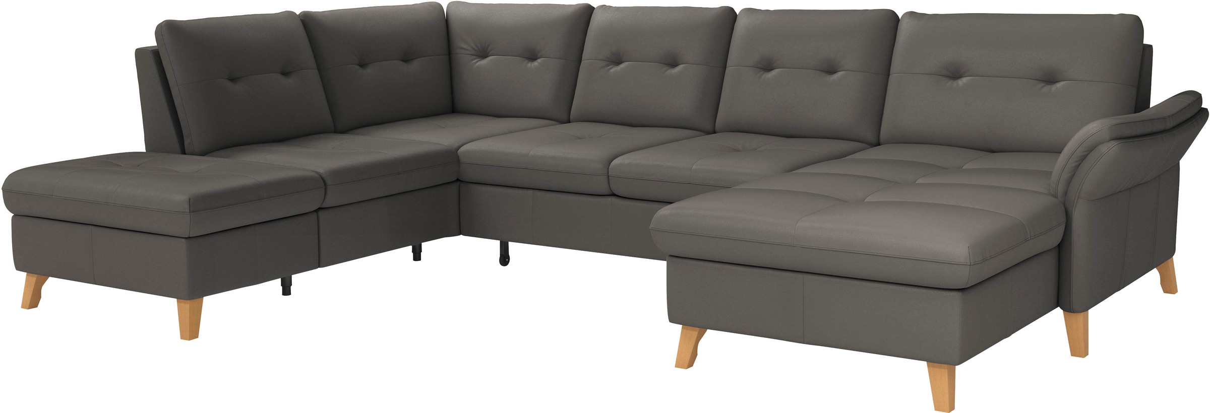 sit&more Wohnlandschaft »Göteborg«, inkl. Sitztiefenverstellung, wahlweise mit Bettfunktion & Bettkasten