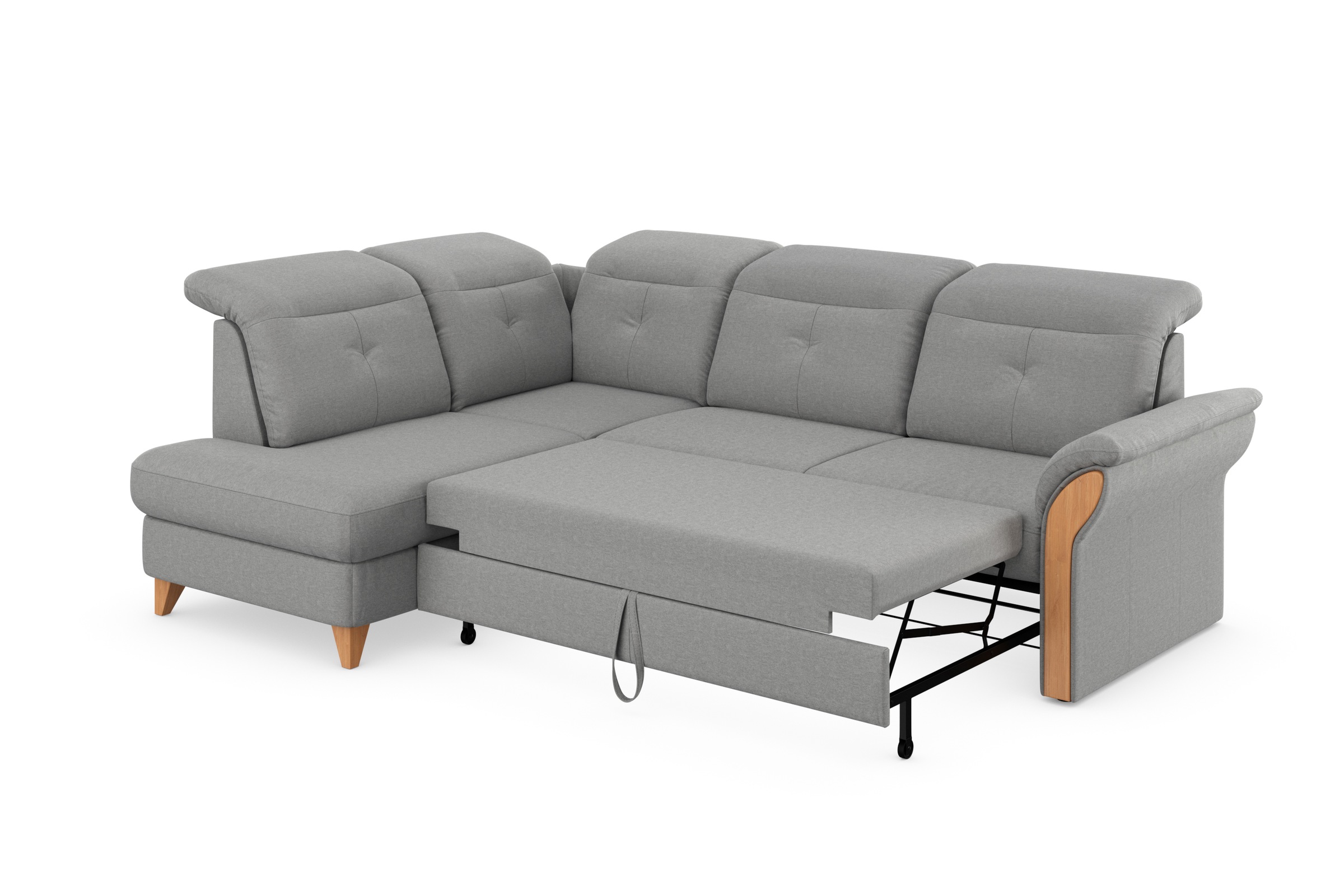 Home affaire Ecksofa »Dangast L-Form«, Kopfteilverstellung, wahlweise mit motorischer Relaxfunktion