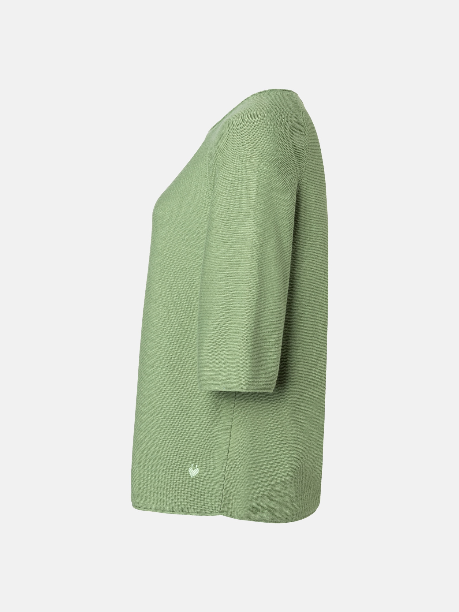 Lieblingsstück Kurzarmpullover »KleraEP« Halbarm mit Rundhals, unifarben