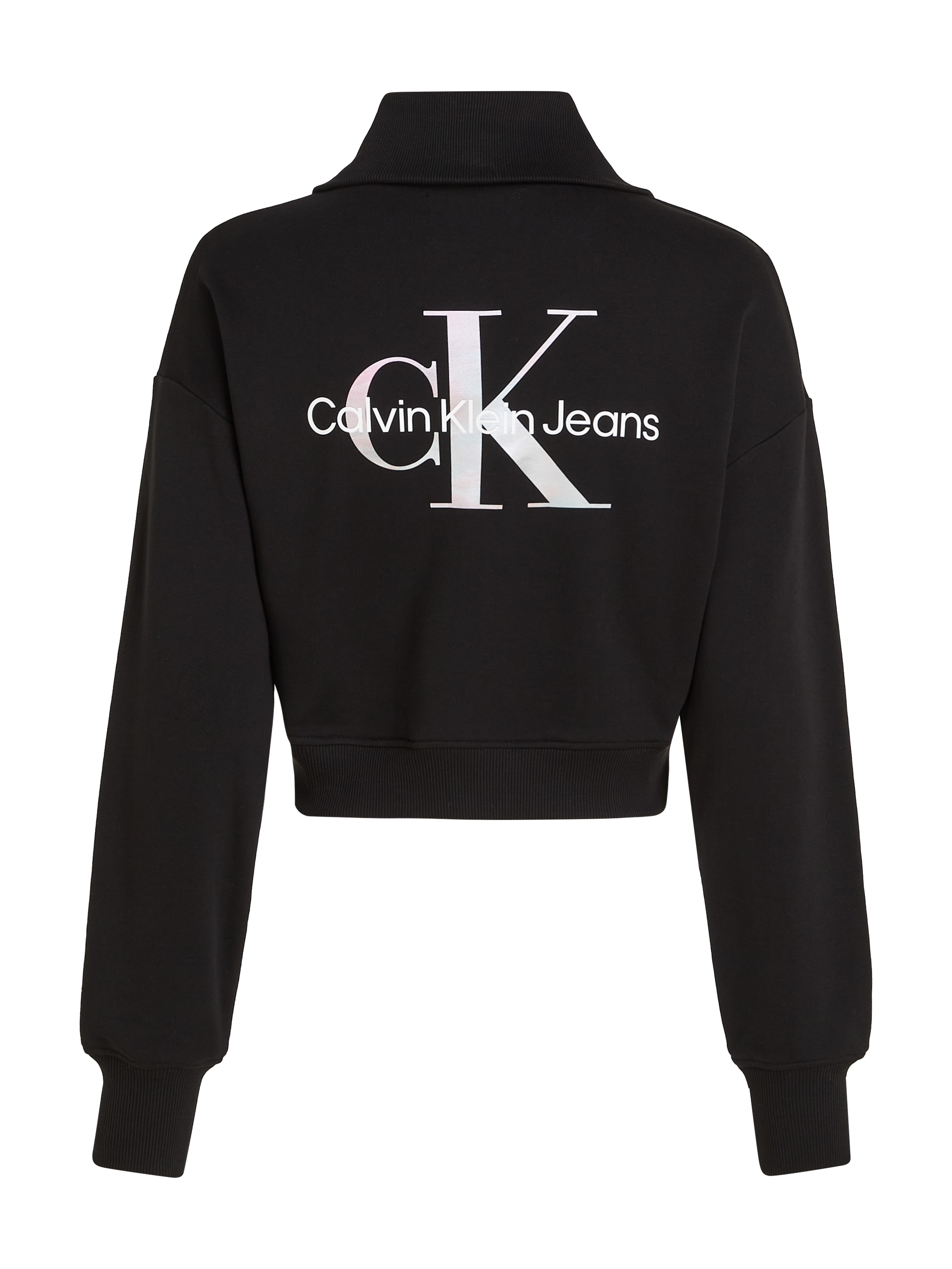 Calvin Klein Jeans Sweatjacke »DIFFUSED MONOLOGO ZIP-THROUGH«, mit Logoschriftzug