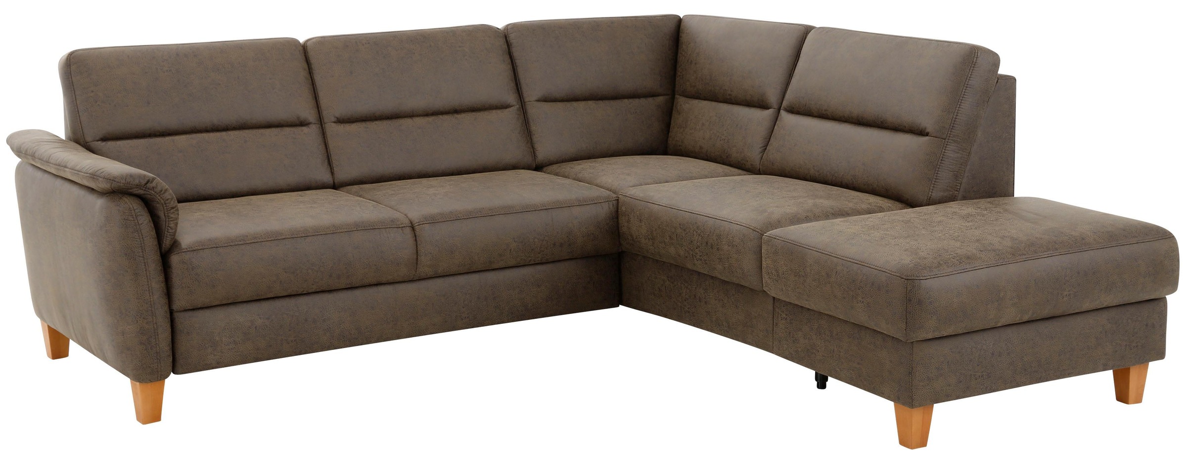 Home affaire Ecksofa »Palmera L-Form«, Federkern, wahlweise mit Bettfunktion und mit/ohne Stauraum