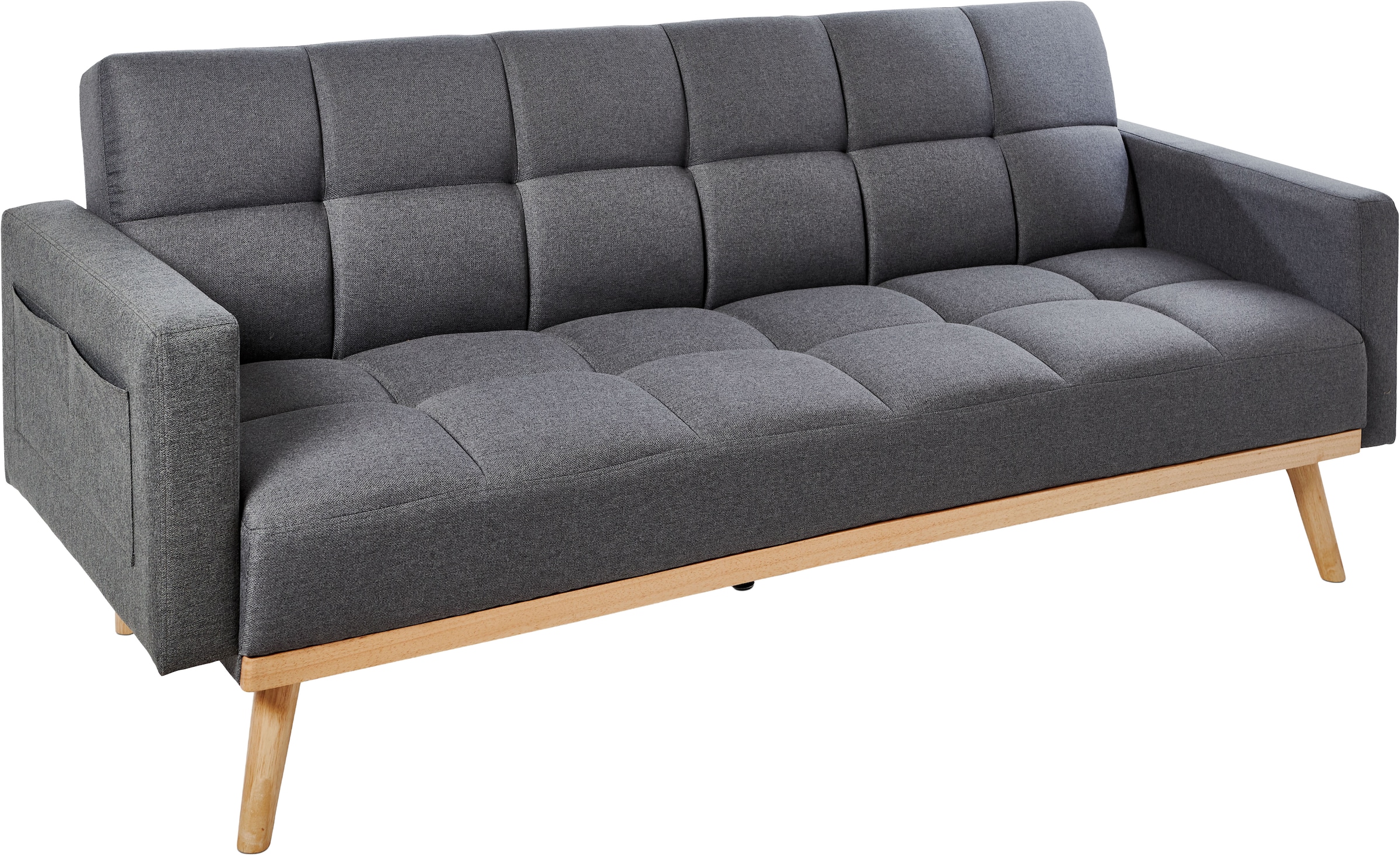 Jahnke Schlafsofa »CHILLAX BOX« mit Schlaffunktion, Seitentasche, Breite 214 cm