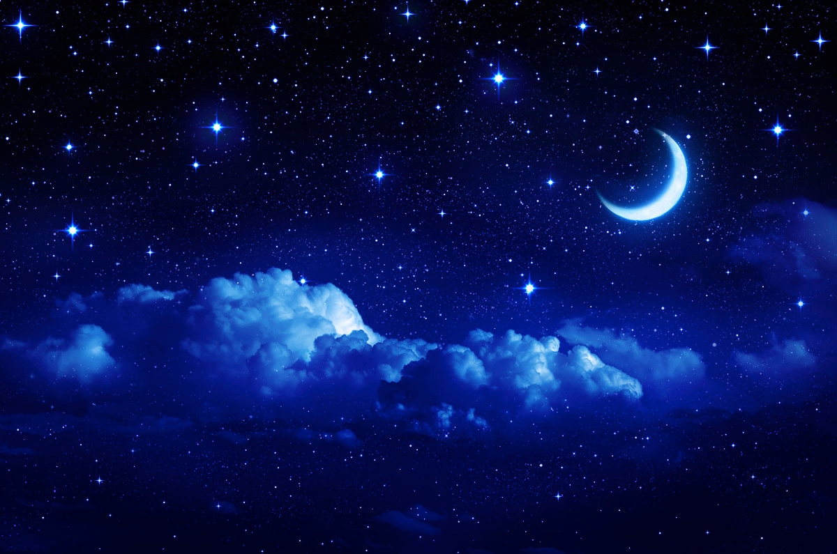 Papermoon Fototapete »Nachthimmel«