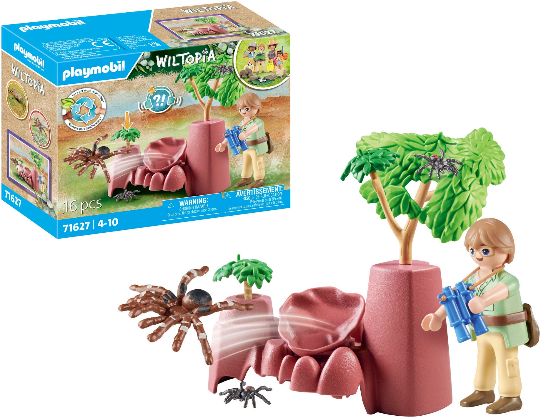 Playmobil® Konstruktions-Spielset »Spinnenfelsen (71627), Wiltopia«, (16 St.), Made in Europe