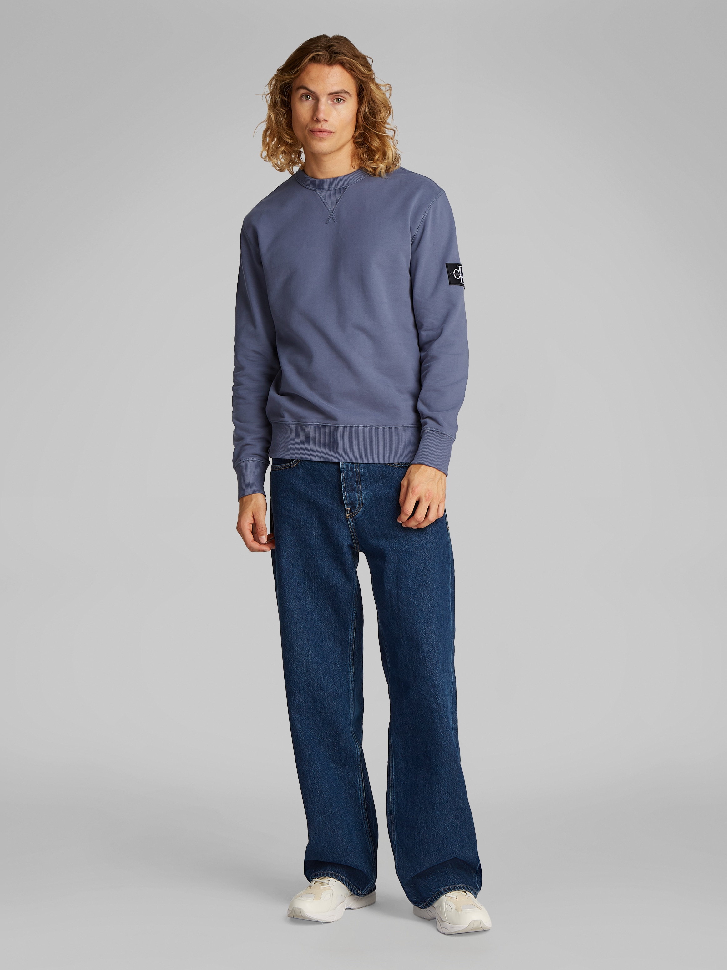 Calvin Klein Jeans Sweatshirt »BADGE CREW NECK«, mit Logopatch
