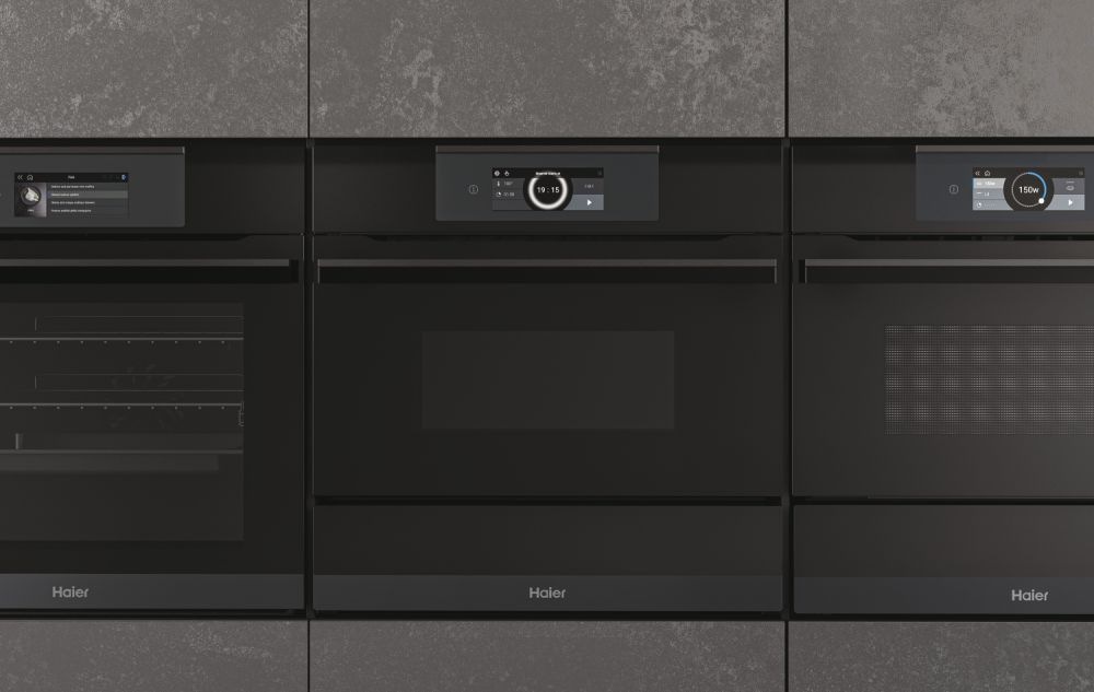 HAIER Dampfbackofen »HWO45NM6OXB2DE« Dampfbackofen schwarz Serie 6 Kompakt Kombi-Dampfgarer mit TFT Touch Bedienung